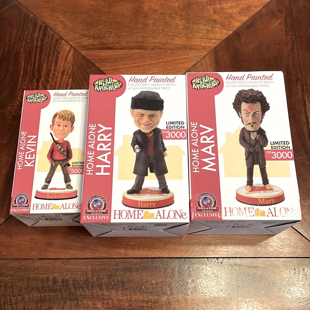 Home Alone Limited Edition Bobble Heads - Set of 3